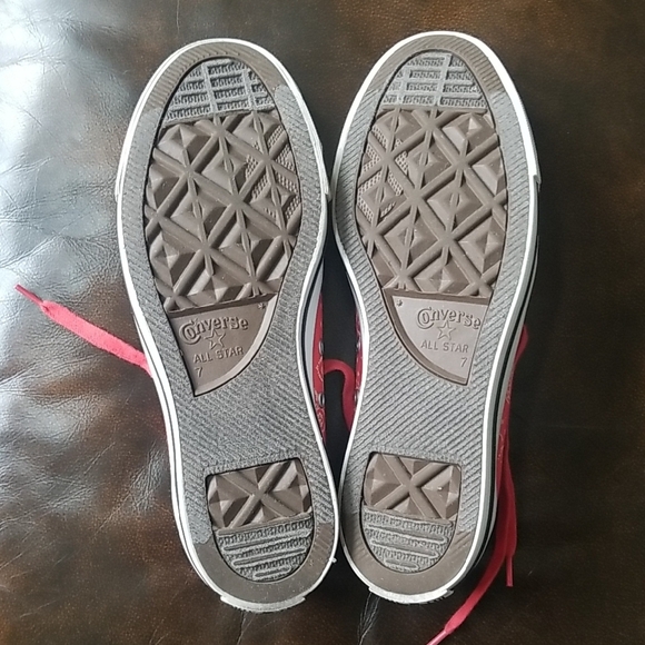 Converse Red Bandana Print Sneakers - Picture 6 of 11